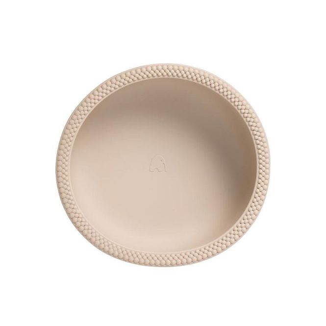 Hovedbilde Tallerken med sugekopp My1 Bubbles - sand